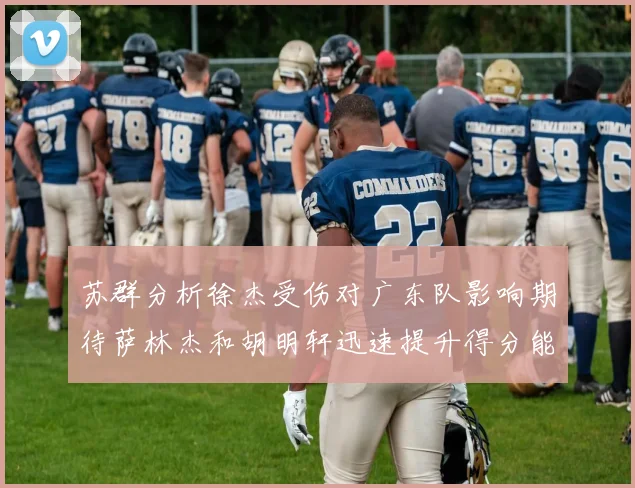 苏群分析徐杰受伤对广东队影响期待萨林杰和胡明轩迅速提升得分能力